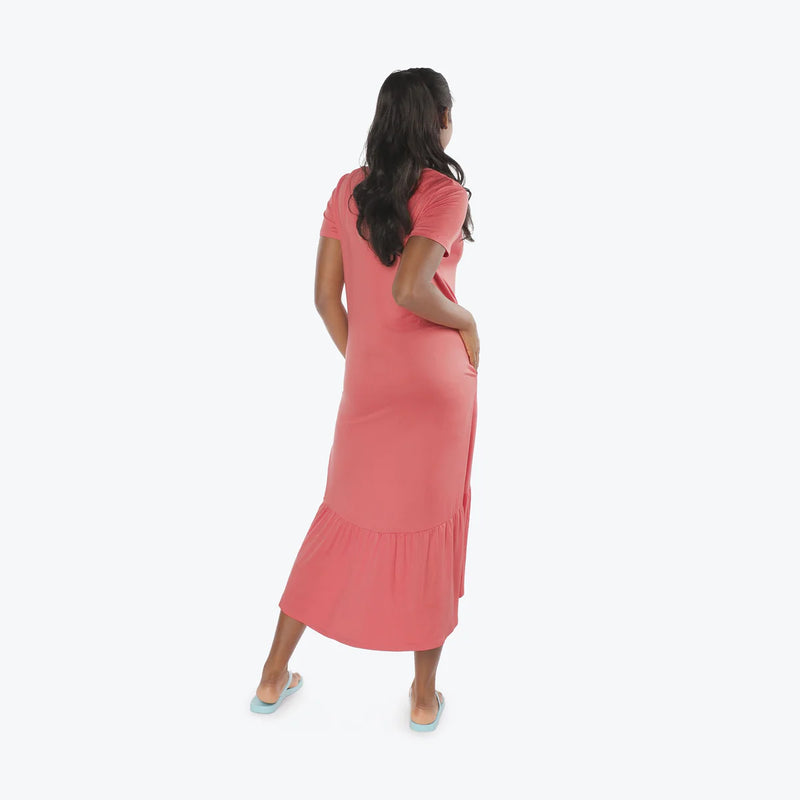 LUG - Swing High Low Maxi Dress