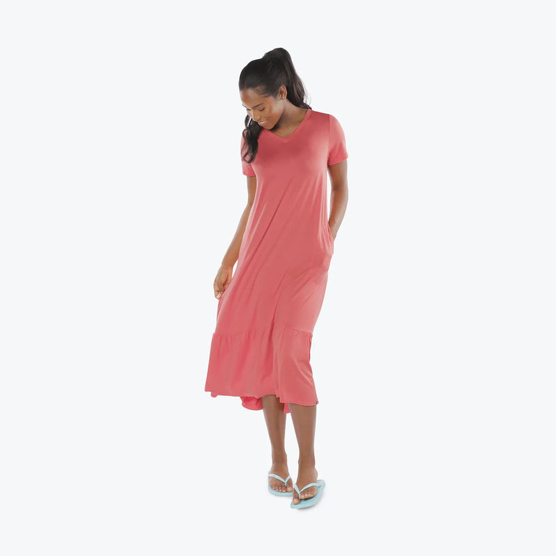 LUG - Swing High Low Maxi Dress