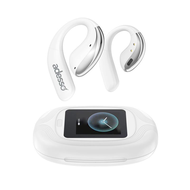 Adesso - Open-Ear Sports Bluetooth Earbud with touchscreen Controls