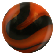 Mega Marbles Bengal Tiger - representative marble design close-up