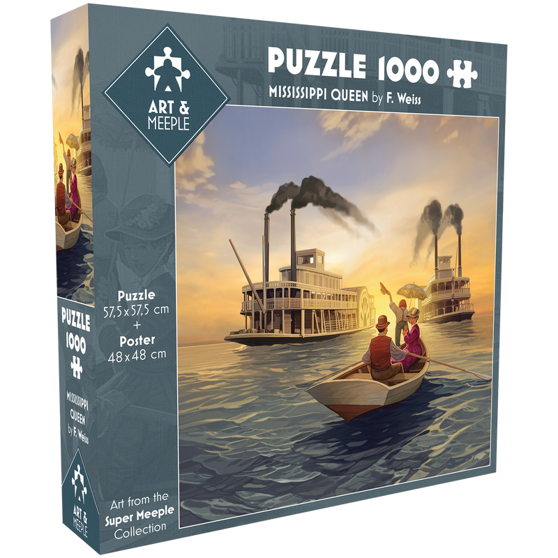 PZ1000 - ART & MEEPLE: MISSISSIPPI QUEEN