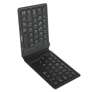 Targus - Keyboard Bluetooth Foldable Antimicrobial Ergonomic Connect up to 3 Devices PC/Mac/Android/iOS (AKF003US) - Limolin 