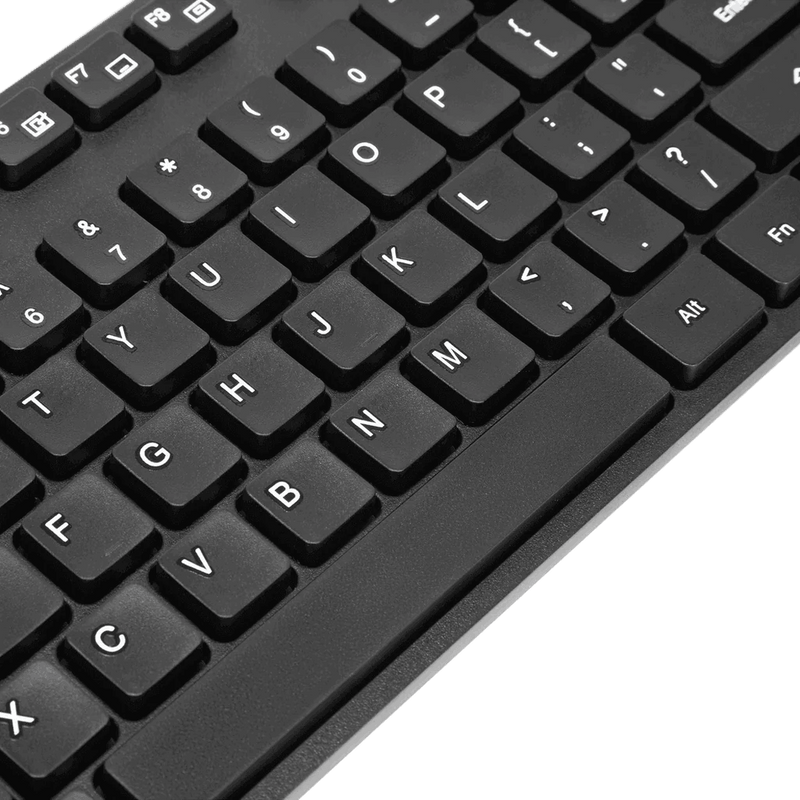 Targus - Keyboard Wired Full Size 108 Keys PC/Mac - Black (AKB30US) - Limolin 
