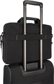 Targus - Laptop Bag 156in Business Casual Slipcase with Shoulder Strap Luggage Pass Through - Black (TSS898) - Limolin 