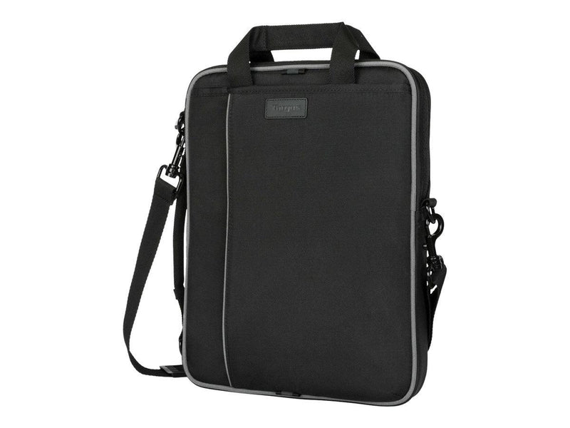 Targus - Laptop Case 12 - 14in Slipcase with Dome Protection System - Black - Limolin 