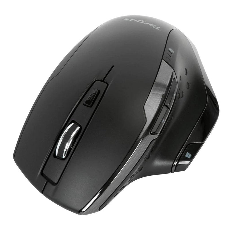 Targus - Mouse Bluetooth 7 Button Ergonomic Antimicrobial 2 AA Batteriesincluded PC/Mac - Black (AMW584GL) - Limolin 
