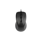 Targus - Mouse Wired 3 Button Full Size Optical Ergonomic Ambidextrous 1000dpi PC/Mac - Black (AMU81USZ) - Limolin 