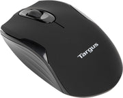 Targus - Mouse Wireless Optical Ergonomic Ambidextrous 1600dpi PC/Mac - Matte Black - Limolin 