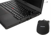 Targus - Mouse Wireless Optical Ergonomic Ambidextrous 1600dpi PC/Mac - Matte Black - Limolin 