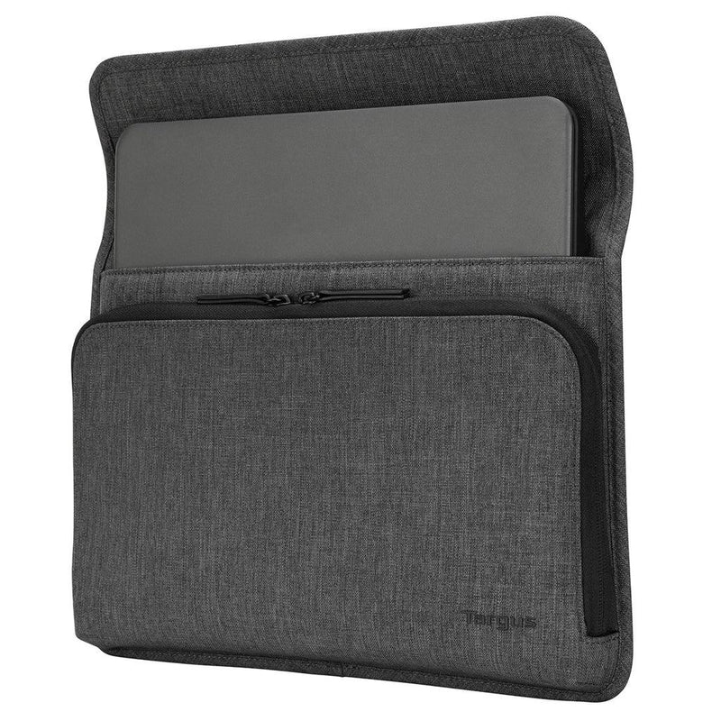 Targus - SLEEVE 13-14IN MOBILE ESSENTIALS WATER RESISTANT ? SILVER GREY - Limolin 