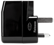 Targus - World Travel Adapter AC Power with 2 Port USB-A 100 - 250 VAC with 4 International Charging Plugs - Black - Limolin 