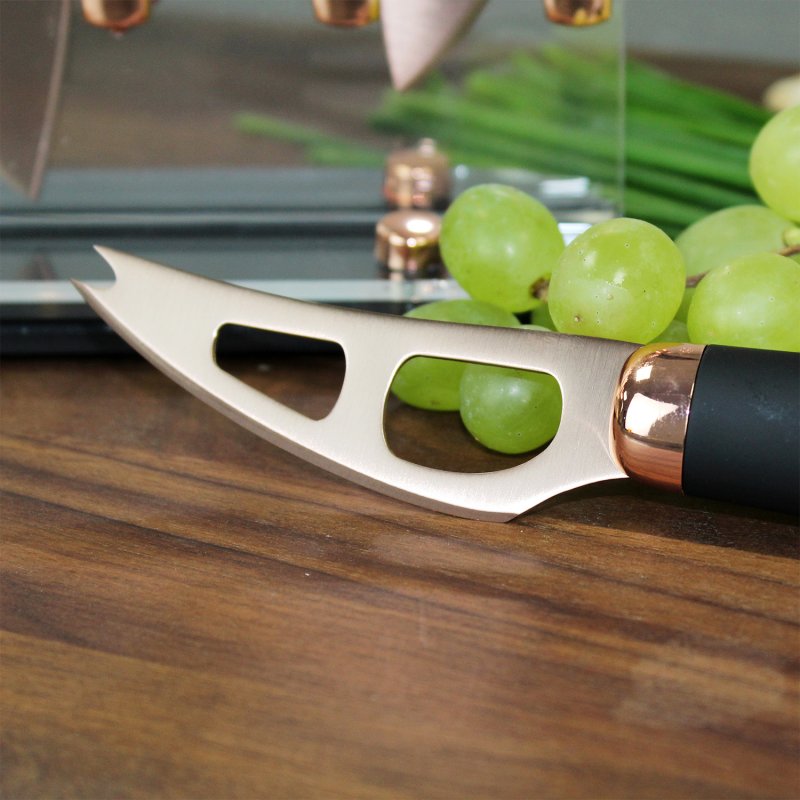 Taylor's Eye Witness - 4Pc Brooklyn Rose Gold Cheese Knife Set - Limolin 