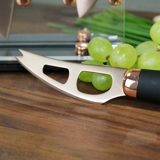 Taylor's Eye Witness - 4Pc Brooklyn Rose Gold Cheese Knife Set - Limolin 