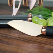 Taylor's Eye Witness - 4Pc Brooklyn Rose Gold Cheese Knife Set - Limolin 