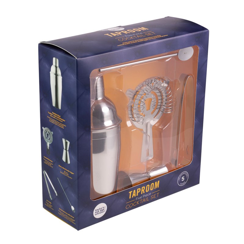 Taylor's Eye Witness - 5Pc Stainless Steelcocktail Set - Limolin 