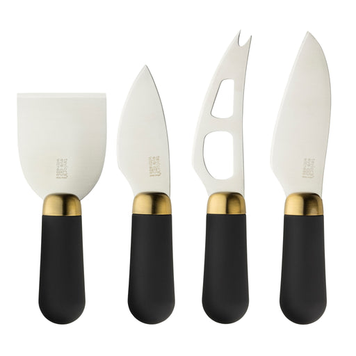 Taylor's Eye Witness - Brooklyn 4 Pc Cheese Knife Set Brass CDU/8 - Limolin 