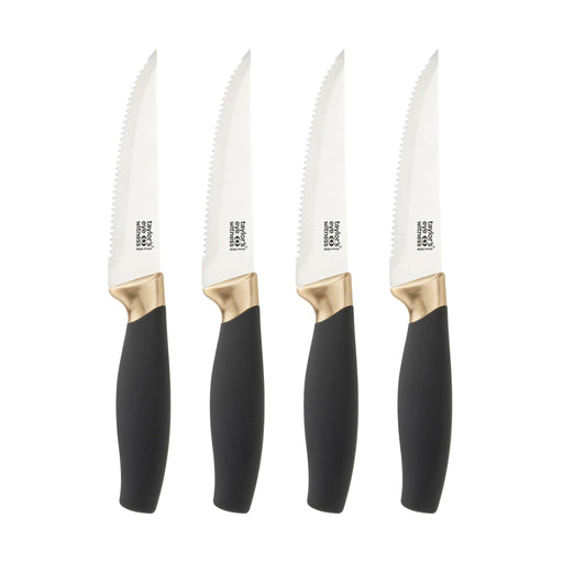 Taylor's Eye Witness - Brooklyn Brass 4 Pc Steak Knife Set - Limolin 