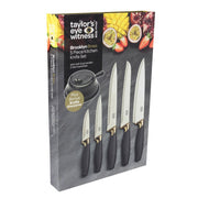 Taylor's Eye Witness - Brooklyn Brass 5 Pc Knife Set - Limolin 