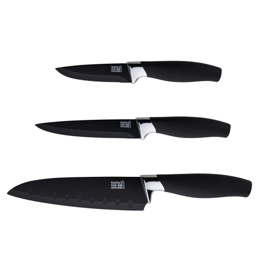 Taylor's Eye Witness - Brooklyn Chrome 3 Pc Knife Set - Limolin 