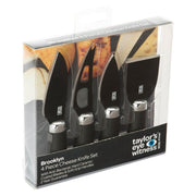 Taylor's Eye Witness - Brooklyn Chrome 4 Pc Cheese Knife Set - Limolin 