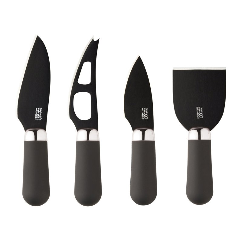 Taylor's Eye Witness - Brooklyn Chrome Cheese Set W/Slate Board - Limolin 