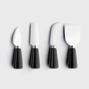 Taylor's Eye Witness - Ceramic Cheese Knife Set Black W/Block - Limolin 
