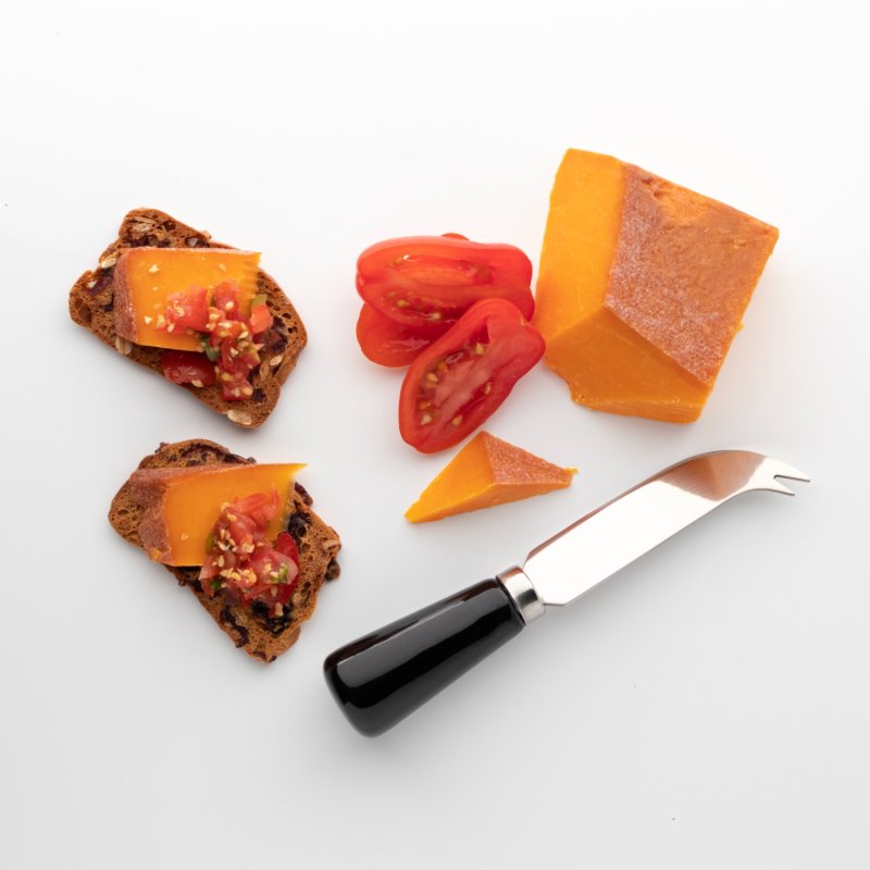 Taylor's Eye Witness - Ceramic Cheese Knife Set Black W/Block - Limolin 