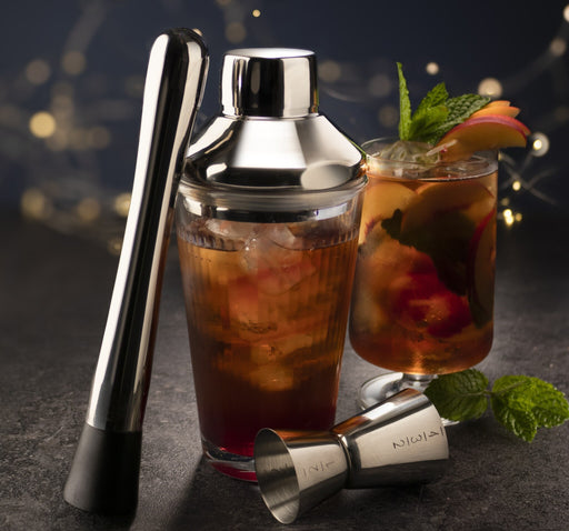 Taylor's Eye Witness - Cocktail Set/3 Reeded Glass/S/S - Limolin 