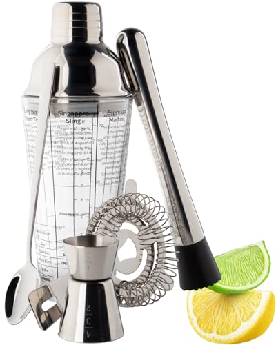 Taylor's Eye Witness - Cocktail Shaker Glass Set/3 - Limolin 