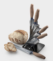 Taylor's Eye Witness - Fan Knife Block Set/5 Brooklyn Walnut - Limolin 