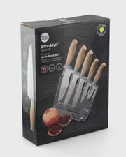 Taylor's Eye Witness - Sloping Knife Block Set/5 Brooklyn Beech - Limolin 