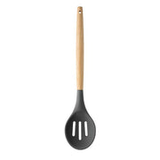 Taylor's Eye Witness - Slotted Spoon Silicone With Beech Wood Handle 32Cm/12.5" - Limolin 