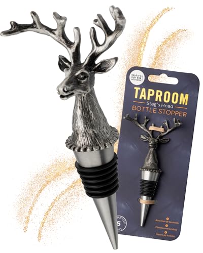 Taylor's Eye Witness - Stag Wine Stopper- Matt Pewter - Limolin 