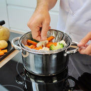 Taylor's Eye Witness - Vegetable Steamer Basket 23Cm/9" Dia - Folding - Limolin 