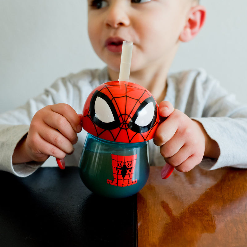 The First Years - Marvel - Spiderman - Weighted Straw Cup - Limolin 