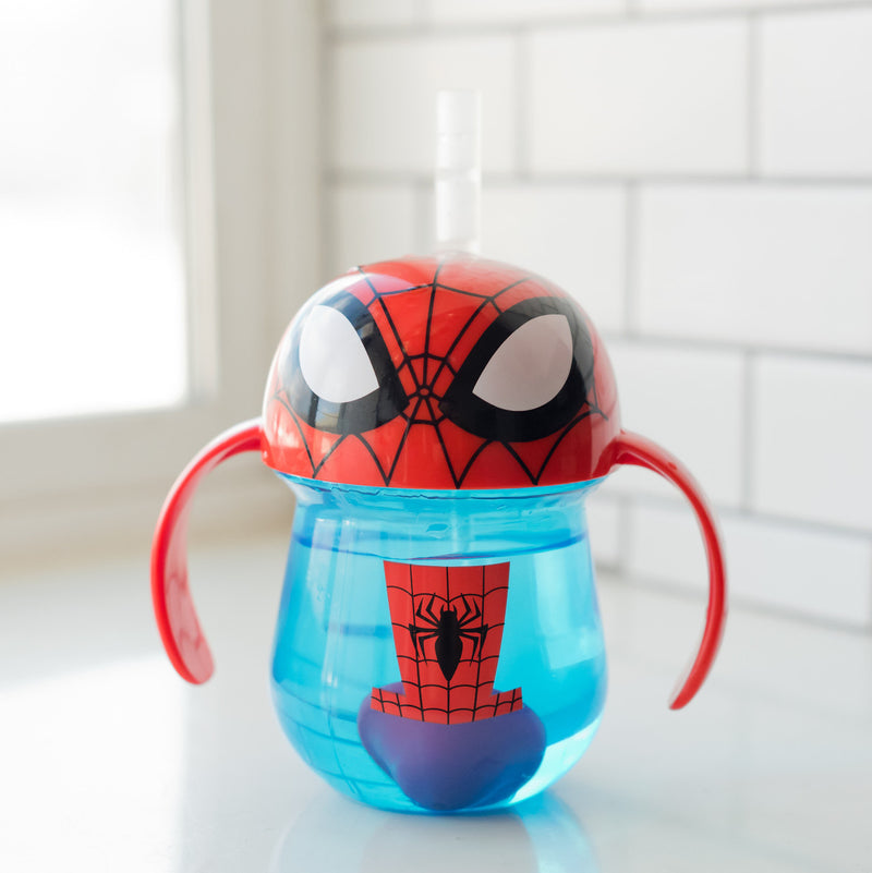 The First Years - Marvel - Spiderman - Weighted Straw Cup - Limolin 