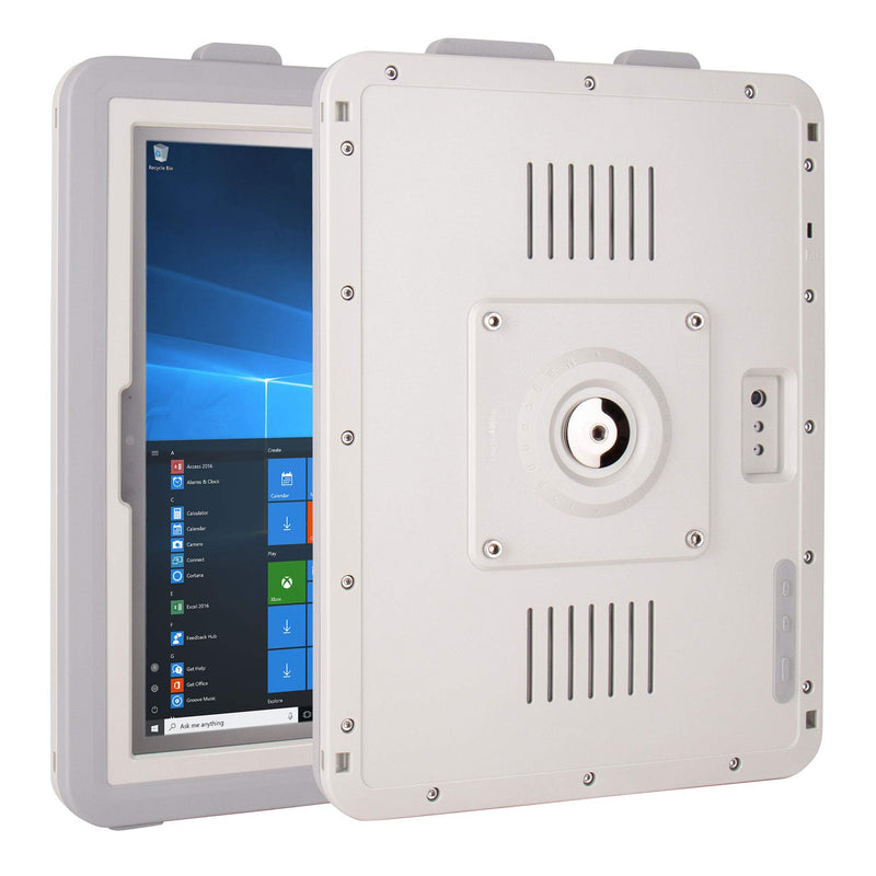 The Joy Factory - Surface Pro 7/6/5 Axtion Pro Ma Screen Protector Hand Strap Kickstand Ip68 White - Limolin 