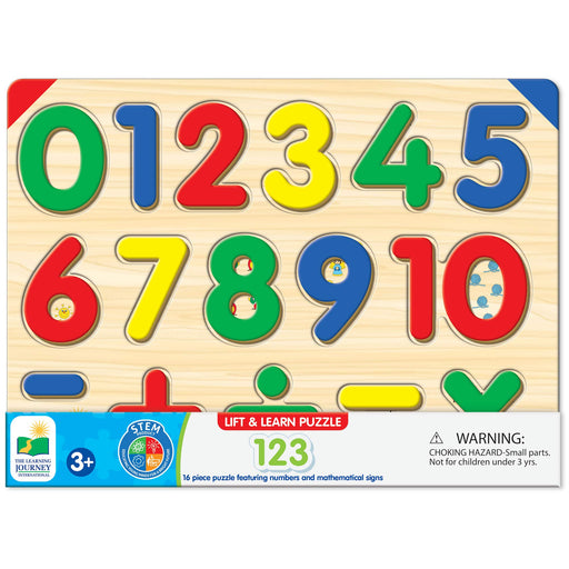 The Learning Journey - LIFT & LEARN 123 NUMBER PUZZLE - Limolin 