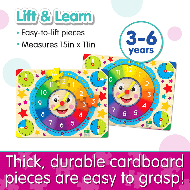 The Learning Journey - LIFT & LEARN CLOCK PUZZLE - Limolin 