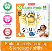 The Learning Journey - MATCH IT! - 3 LETTER WORDS - Limolin 