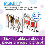 The Learning Journey - MATCH IT! - 4 LETTER WORDS - Limolin 