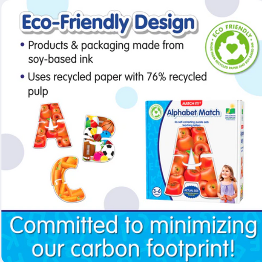 The Learning Journey - MATCH IT! - ALPHABET MATCH - Limolin 