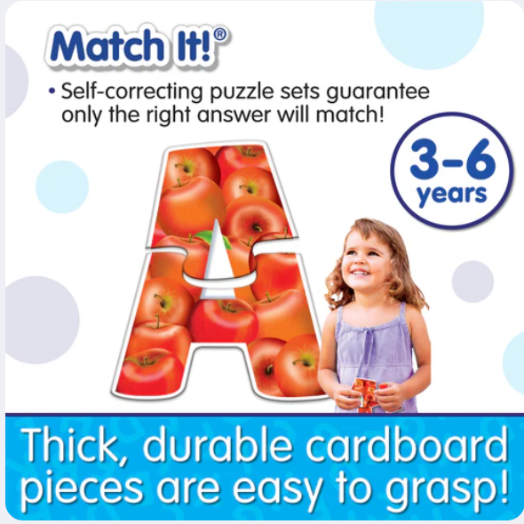 The Learning Journey - MATCH IT! - ALPHABET MATCH - Limolin 