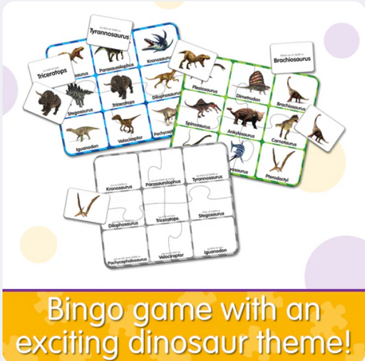 The Learning Journey - MATCH IT! BINGO - DINOSAURS - Limolin 