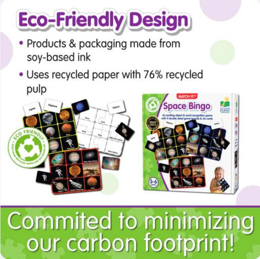 The Learning Journey - MATCH IT! BINGO - SPACE - Limolin 