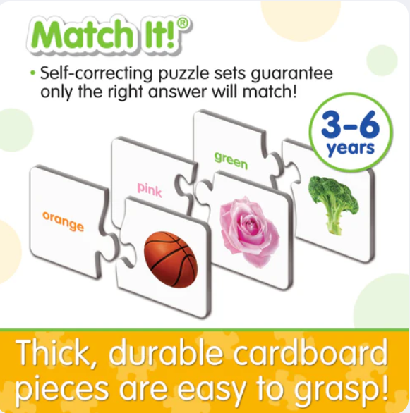 The Learning Journey - MATCH IT! - COLORS - Limolin 