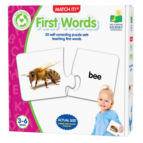 The Learning Journey - MATCH IT! - FIRST WORDS - Limolin 