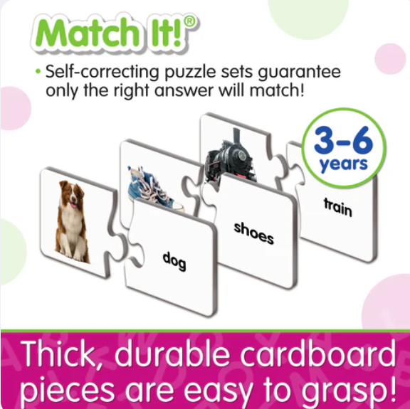 The Learning Journey - MATCH IT! - FIRST WORDS - Limolin 