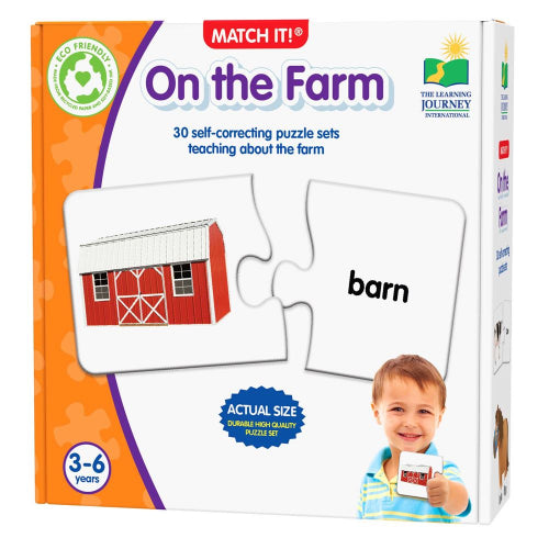 The Learning Journey - MATCH IT! - ON THE FARM - Limolin 