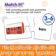 The Learning Journey - MATCH IT! - ON THE FARM - Limolin 